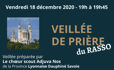 Veillée de prière du RASSO du 18 décembre 2020